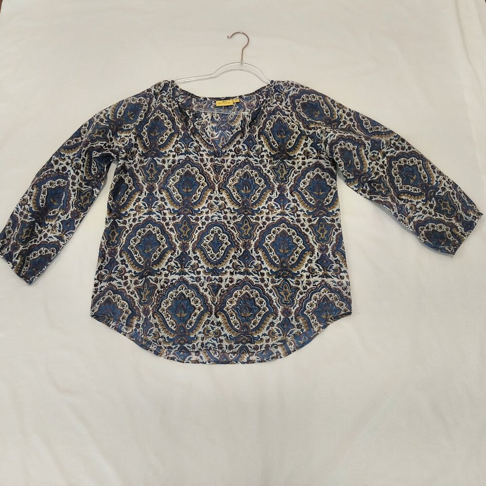 Roberta Roller Rabbit  tunic 100% cotton size M